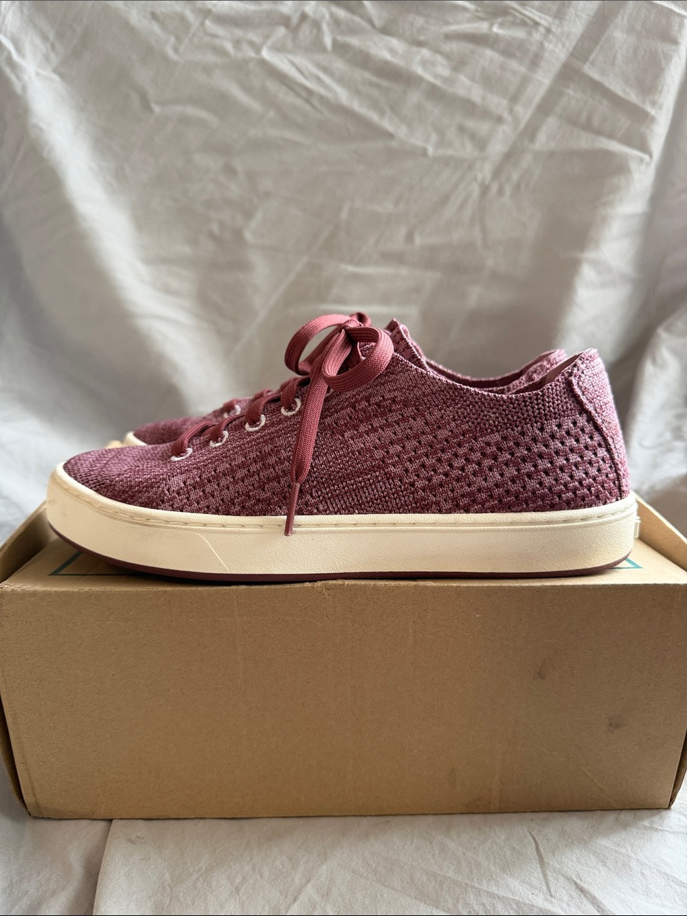 L.L.Bean Eco Bay Knit Lace-Up Sneakers - Size 7 M